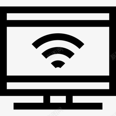 Wifi电视47线性图标