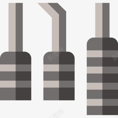 16个平底赛车踏板图标