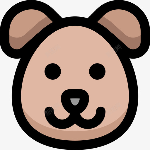 狗爱113线性颜色svg_新图网 https://ixintu.com 线性 颜色