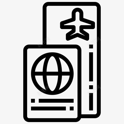 护照机场175直系svg_新图网 https://ixintu.com 护照 机场 直系