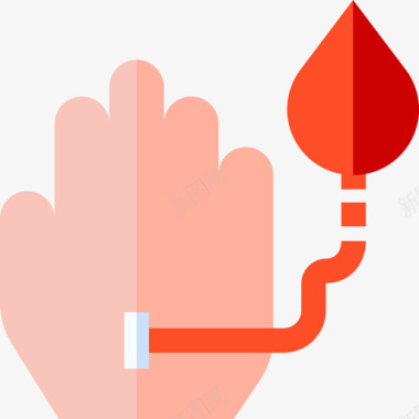 输血献血59平坦图标