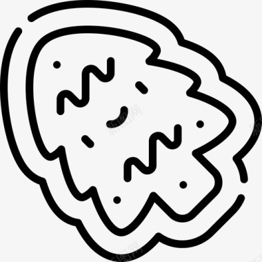 饼干圣诞食品直系图标
