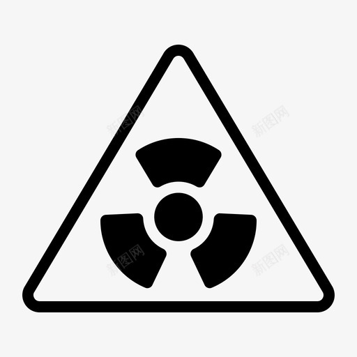 辐射危险核svg_新图网 https://ixintu.com 辐射 危险 放射性 有毒 射雕
