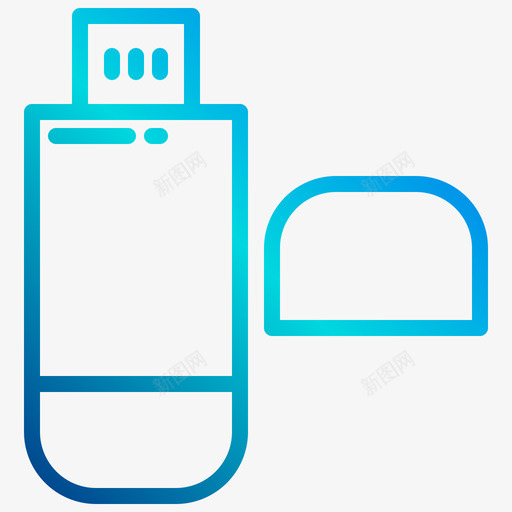 U盘媒体技术2线性梯度svg_新图网 https://ixintu.com 媒体 技术 线性 梯度