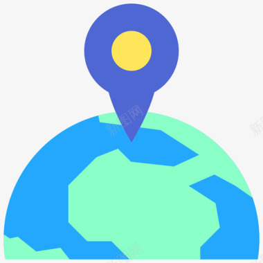 地理位置42针图标