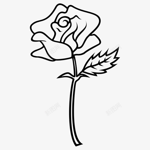 玫瑰花朵芬芳svg_新图网 https://ixintu.com 玫瑰 花朵 芬芳 自然