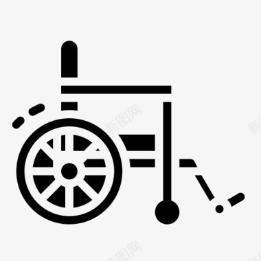 轮椅残疾人信号图标