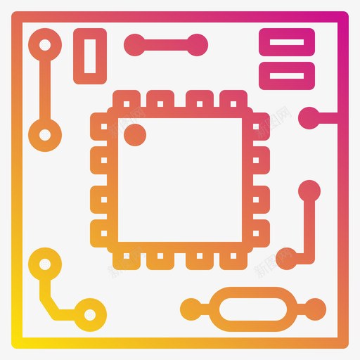 可编程电子元件2梯度svg_新图网 https://ixintu.com 可编程 电子元件 梯度