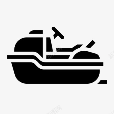 摩托艇运输215雕文图标
