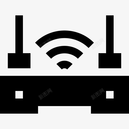 Wifi远程办公9已填充svg_新图网 https://ixintu.com Wifi 远程 办公 填充