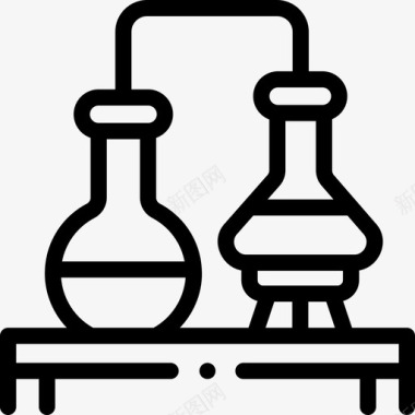 化学大学70线性图标