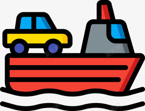 船海军8线型颜色图标