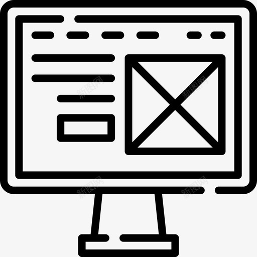 Ui设计用户体验32线性svg_新图网 https://ixintu.com Ui 设计 用户 体验 线性