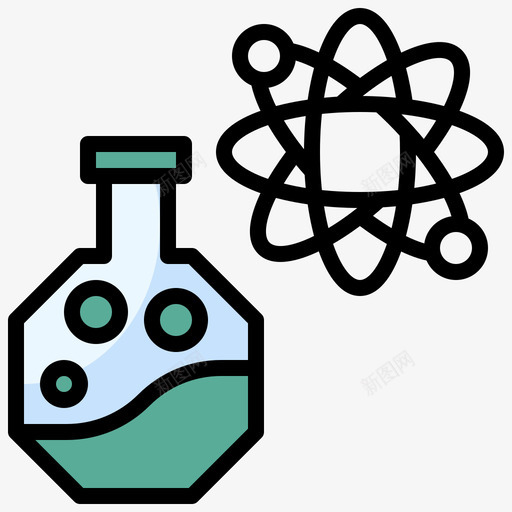 生物学科学134线性颜色svg_新图网 https://ixintu.com 生物学 科学 线性 颜色