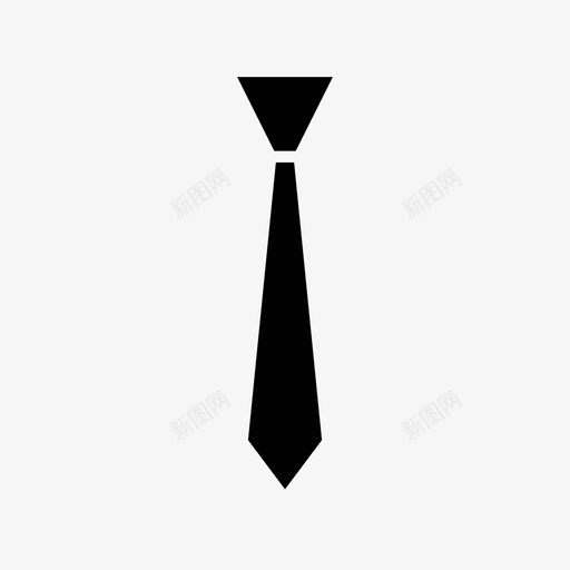 领带服装礼服svg_新图网 https://ixintu.com 领带 服装 礼服 正式 时尚 标志