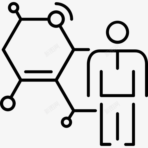 教授工程基因组svg_新图网 https://ixintu.com 工程 基因组 教授 研究 科学 选择