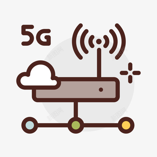 服务器5g2线性颜色svg_新图网 https://ixintu.com 服务器 5g 线性 颜色