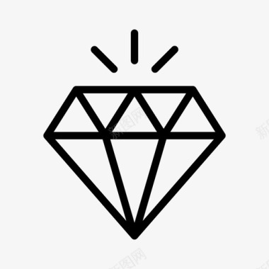 钻石奢侈品店37直列图标
