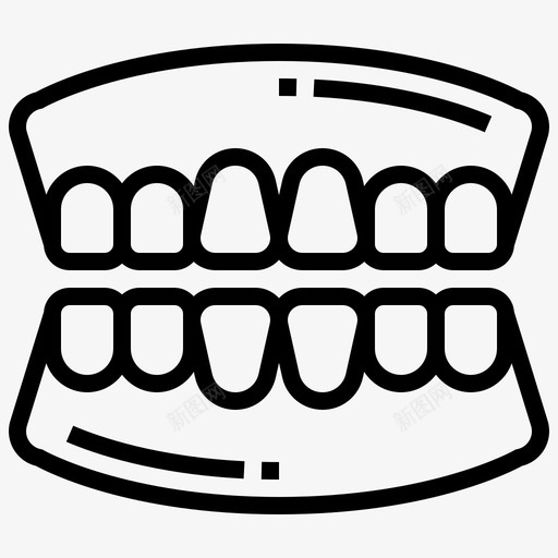 义齿人工种植svg_新图网 https://ixintu.com 义齿 人工 种植 模型 口腔