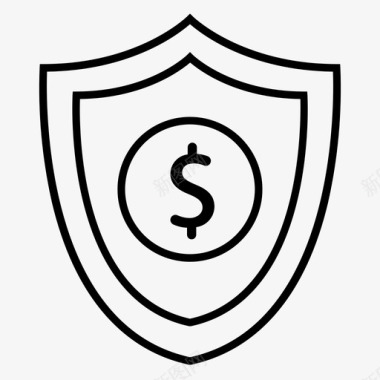 保护金钱商业商业内幕图标