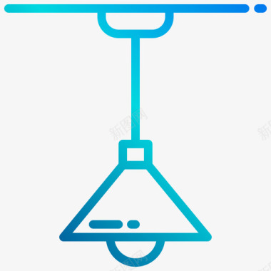 灯具家具60线性梯度图标
