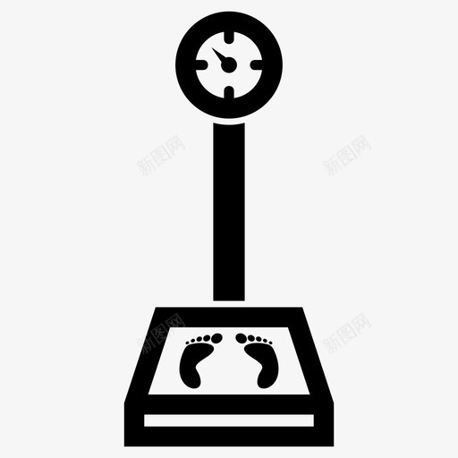 体重体重减轻体重秤svg_新图网 https://ixintu.com 体重 减轻