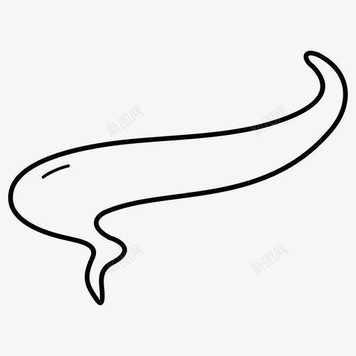 swoosh标志标志尾部svg_新图网 https://ixintu.com 标志 运动 swoosh 尾部 图案 标识