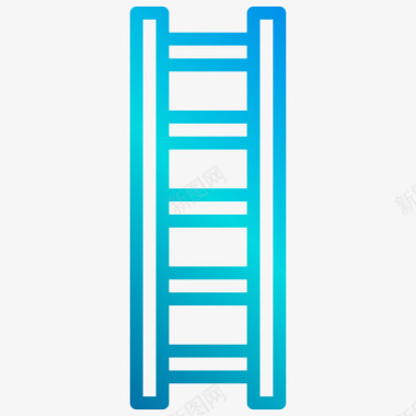 梯子结构173线性坡度图标