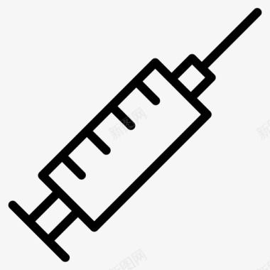 疫苗接种诊所医院图标