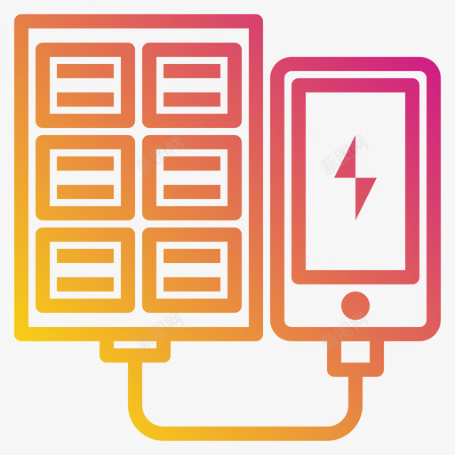 充电太阳能2梯度svg_新图网 https://ixintu.com 充电 太阳能 梯度