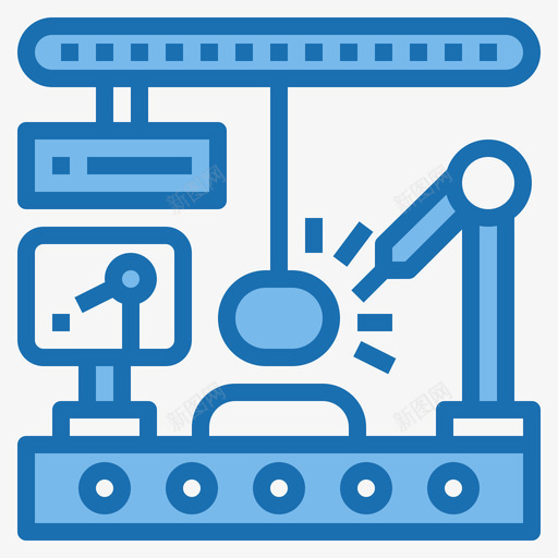 制造工厂设备蓝色svg_新图网 https://ixintu.com 制造 工厂 设备 蓝色