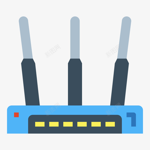 路由器计算机设备3扁平svg_新图网 https://ixintu.com 路由器 计算机 设备 扁平