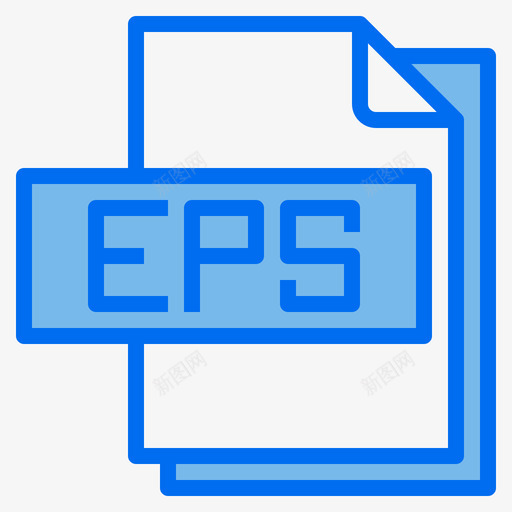 Eps文件文件格式5蓝色svg_新图网 https://ixintu.com 文件 Eps 格式 蓝色