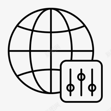 世界配置服务器设置图标