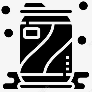 可乐饮料57字形图标