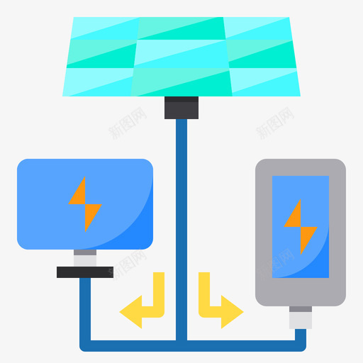 太阳能太阳能3平板svg_新图网 https://ixintu.com 太阳能 平板