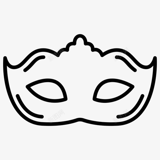 眼睛道具眼罩面罩svg_新图网 https://ixintu.com 眼睛 道具 面具 眼罩 面罩 派对 剧院 五彩 线图 图标