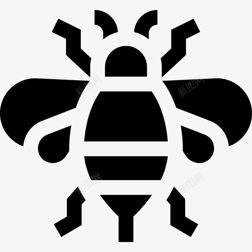 蜜蜂过敏26填充svg_新图网 https://ixintu.com 蜜蜂 过敏 填充