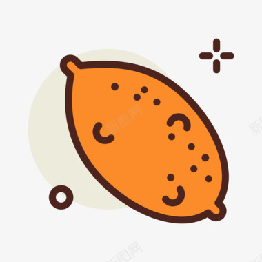 甘薯蔬菜1原色图标