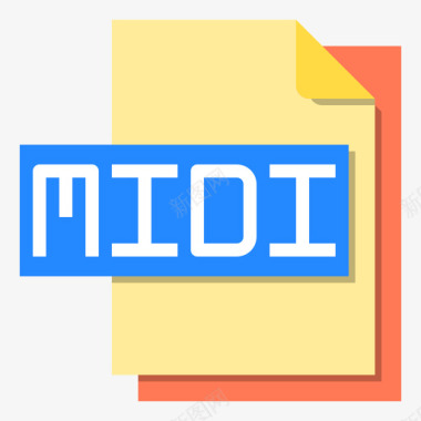 Midi文件格式2平面图标