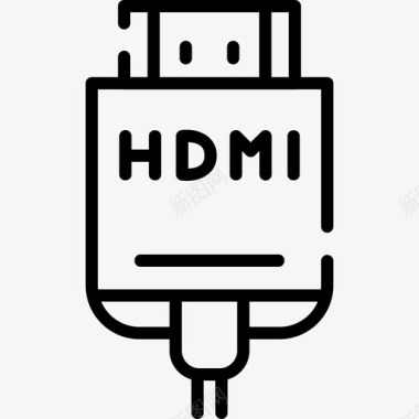 Hdmi摄像机23线性图标