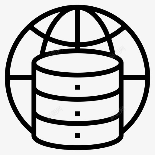 数据库接口98线性svg_新图网 https://ixintu.com 数据库 接口 线性
