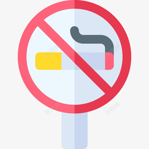 禁止吸烟禁止信号9svg_新图网 https://ixintu.com 禁止 吸烟 信号