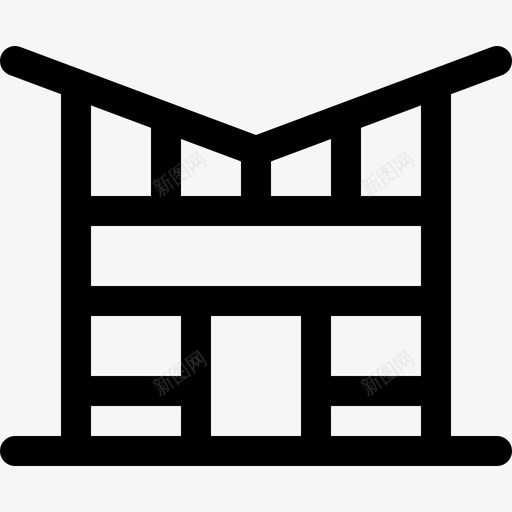 房屋房屋类型31线性svg_新图网 https://ixintu.com 房屋 类型 线性
