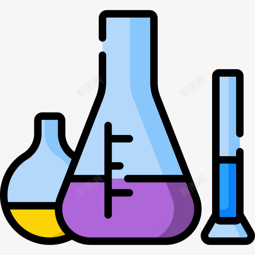 化学物质生物工程37线性颜色svg_新图网 https://ixintu.com 化学 化学物 物质 生物工程 线性 颜色