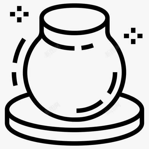 粘土工艺陶罐水罐svg_新图网 https://ixintu.com 粘土 工艺 水罐 陶器 陶罐 整套 生产线 矢量 矢量图 图标