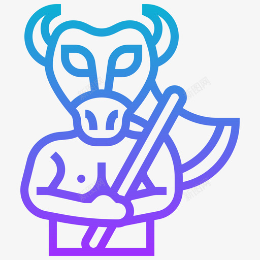 童话般的牛头人28svg_新图网 https://ixintu.com 童话 牛头 头人