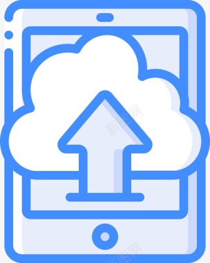云移动设备管理5蓝色图标