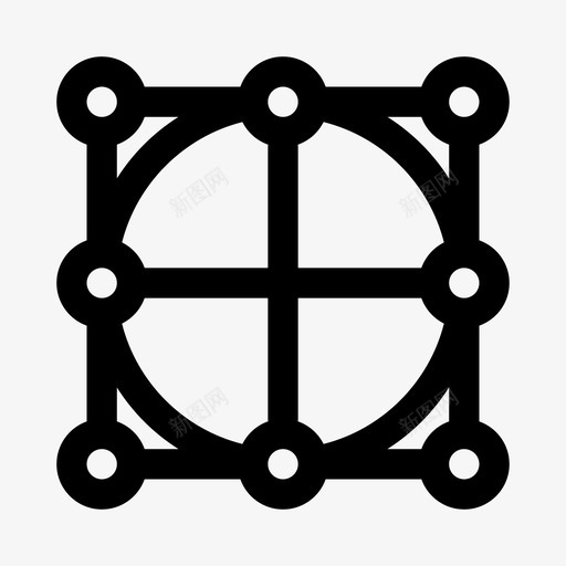 圆形3d形状2线性svg_新图网 https://ixintu.com 圆形 3d 形状 线性