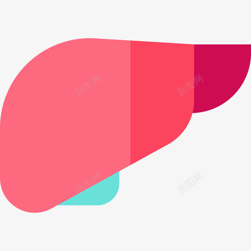 肝脏药物45扁平svg_新图网 https://ixintu.com 肝脏 药物 扁平